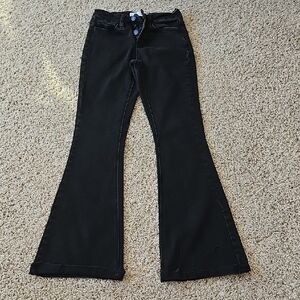 Women's Black Flare Jeans